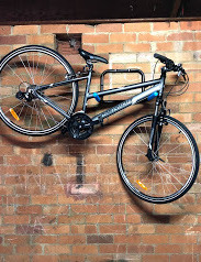 Bike rack wall installation